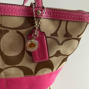 Pink Coach Tote Bag 💕